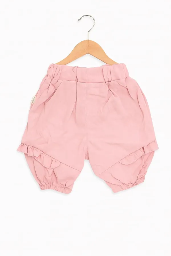 Pink_Trendy_&_Comfortable_Polka_Dot_Top_And_Shorts_Set_For_Girls