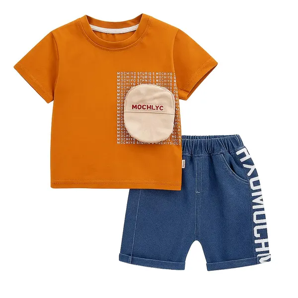 Orange_Trendy_&_Comfortable_3D_Pocket_Short_Set_For_Boys