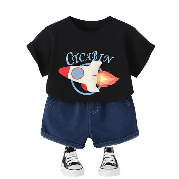 Black_Trendy_&_Comfortable_Denim_Shorts_Set_For_Boys