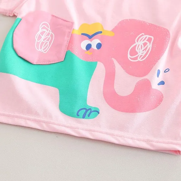 Pink_Trendy_&_Comfortable_Elephant_Cargo_Set_For_Girls