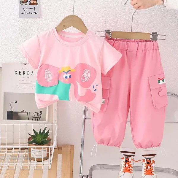 Pink_Trendy_&_Comfortable_Elephant_Cargo_Set_For_Girls