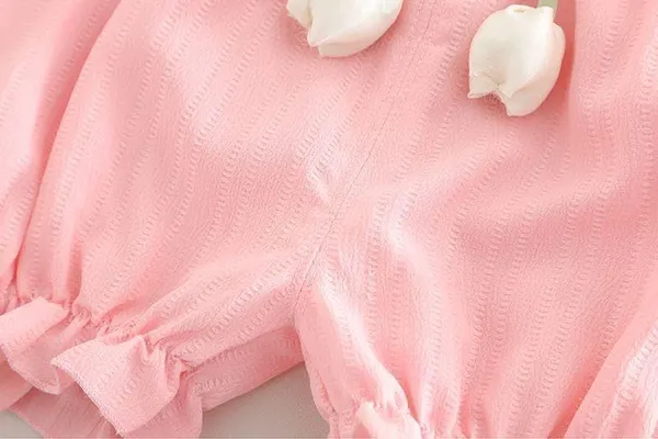 Pink_Trendy_&_Comfortable_Tulip_In_Heart_Short_Set_For_Girls