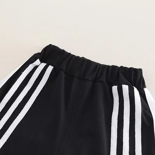 Black_Trendy_&_Comfortable_Sporty_Shorts_Set_For_Girls