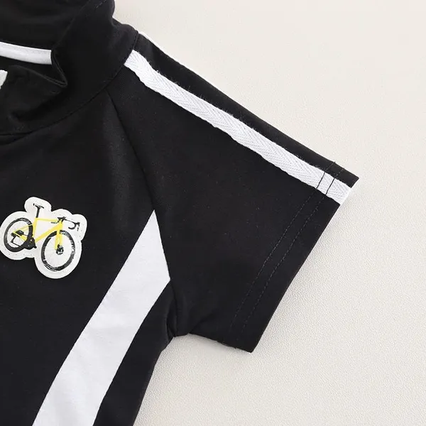 Black_Trendy_&_Comfortable_Sporty_Shorts_Set_For_Girls