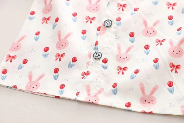 Pink_Trendy_&_Comfortable_Bunny_Pants_Set_For_Girls