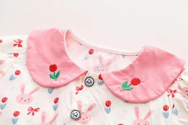 Pink_Trendy_&_Comfortable_Bunny_Pants_Set_For_Girls