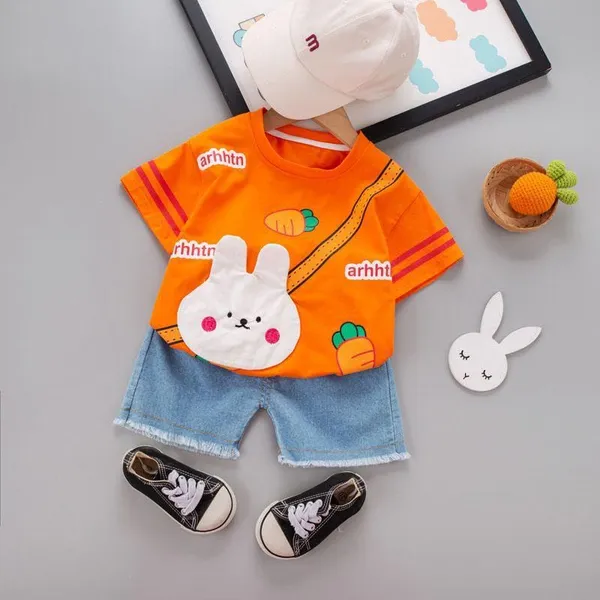 Orange_Trendy_&_Comfortable_3D_Animal_Denim_Set_For_Girls