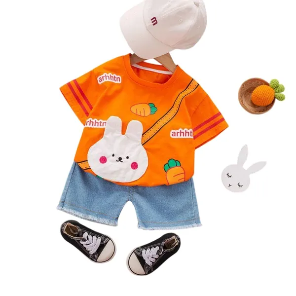 Orange_Trendy_&_Comfortable_3D_Animal_Denim_Set_For_Girls