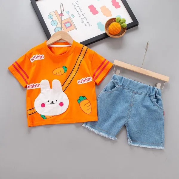 Orange_Trendy_&_Comfortable_3D_Animal_Denim_Set_For_Girls
