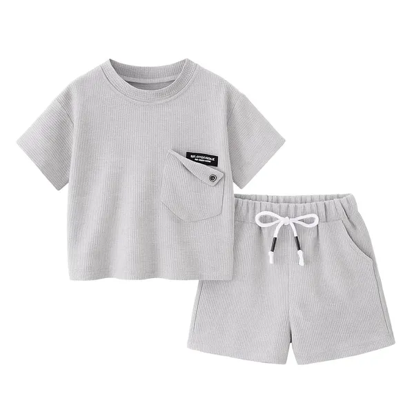 Grey_Trendy_&_Comfortable_Textured_Shorts_Set_For_Boys