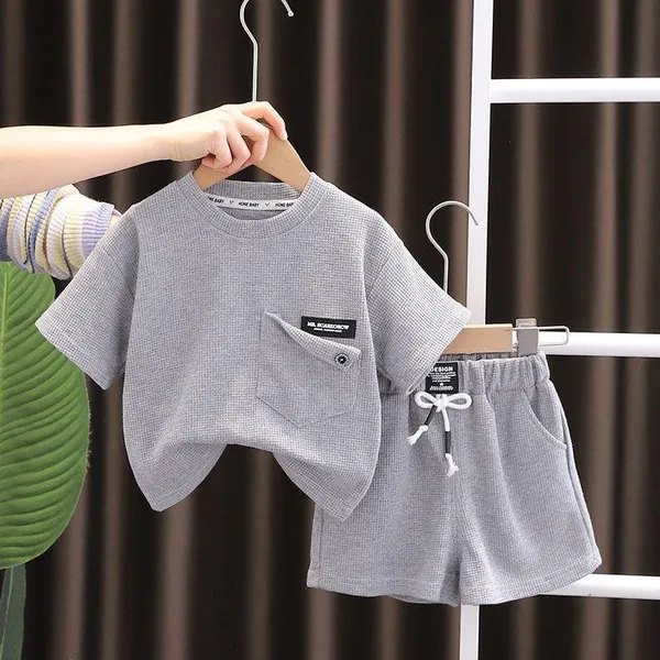 Grey_Trendy_&_Comfortable_Textured_Shorts_Set_For_Boys