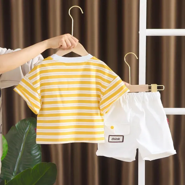 Yellow_Trendy_&_Comfortable_Textured_Shorts_Set_For_Boys