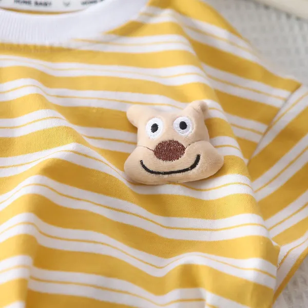 Yellow_Trendy_&_Comfortable_Textured_Shorts_Set_For_Boys