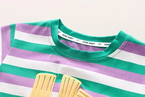 Green_Trendy_&_Comfortable_Striped_T-Shirt_Shorts_Set_For_Boys