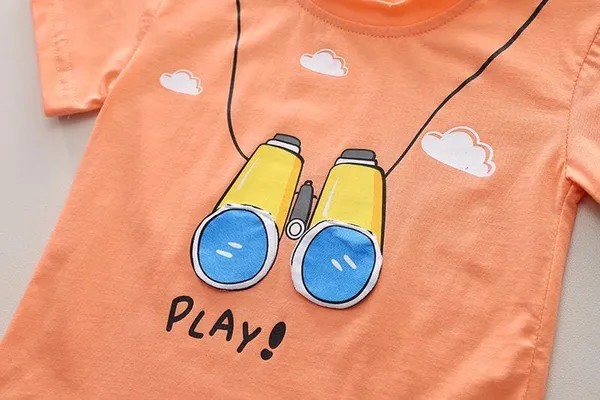 Orange_Trendy_&_Comfortable_Binoculars_T-Shirt_Set_For_Boys