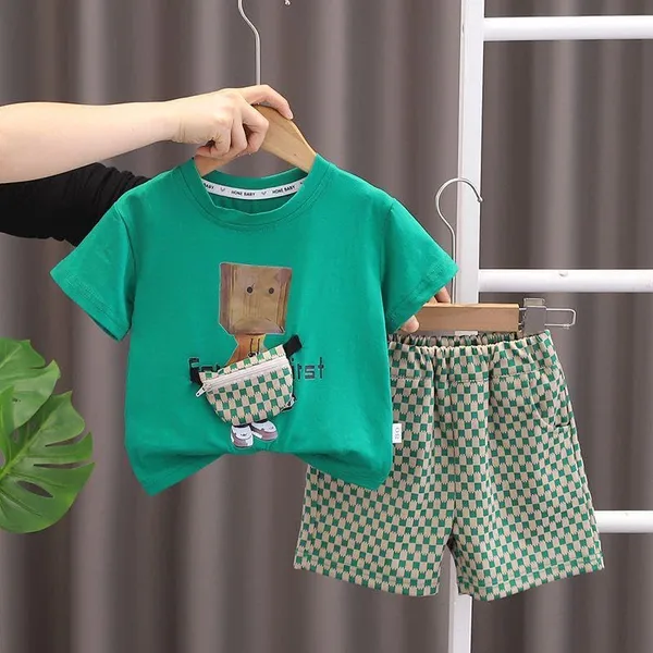 Green_Trendy_&_Comfortable_Box_Cartoon_T-Shirt_Set_For_Boys