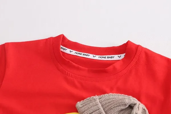 Red_Trendy_&_Comfortable_Smiley_T-Shirt_Denim_Set_For_Boys