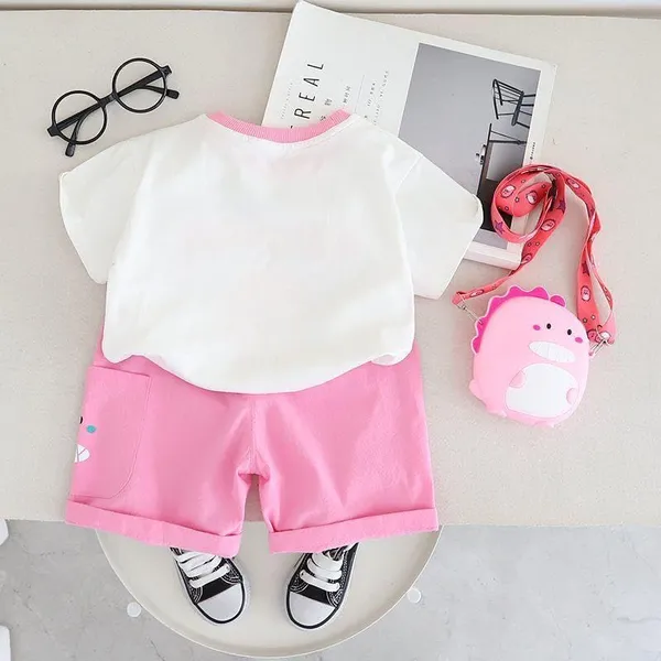 Pink_Trendy_&_Comfortable_Dinosaur_Matching_Short_Set_For_Boys
