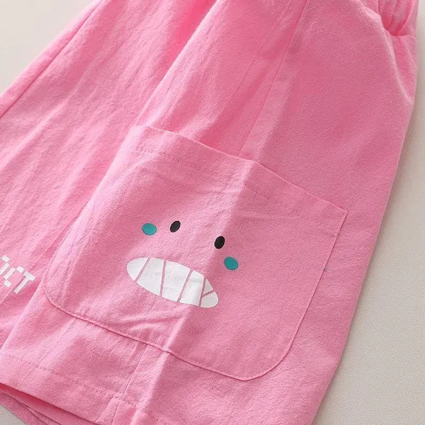 Pink_Trendy_&_Comfortable_Dinosaur_Matching_Short_Set_For_Boys
