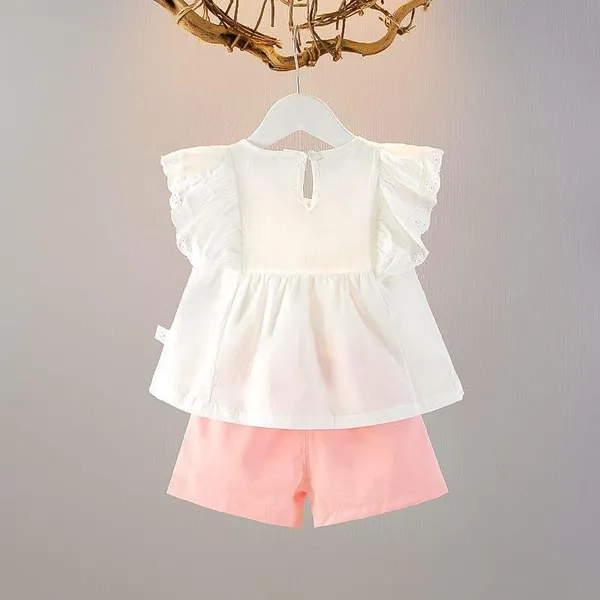Grey_Trendy_&_Comfortable_Rainbow_Top_&_Ruffle_Shorts_Set_For_Girls