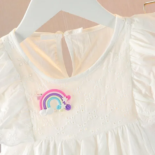 Grey_Trendy_&_Comfortable_Rainbow_Top_&_Ruffle_Shorts_Set_For_Girls