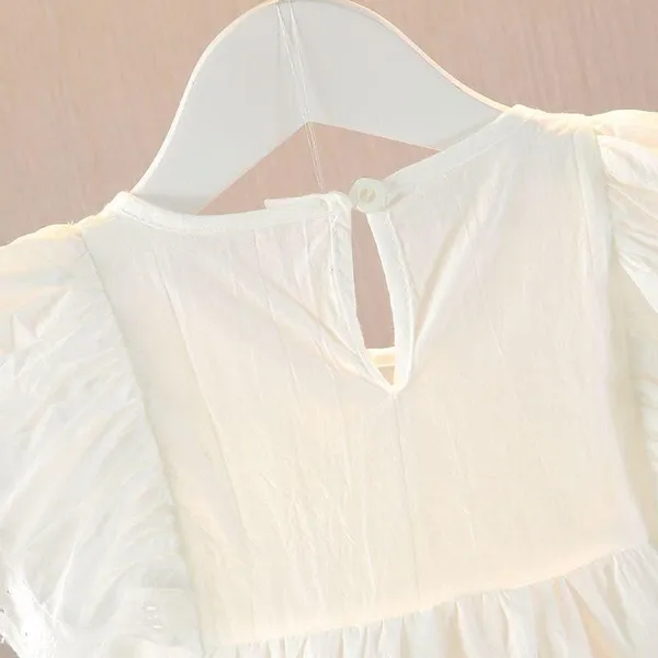 Yellow_Trendy_&_Comfortable_Rainbow_Top_&_Ruffle_Shorts_Set_For_Girls