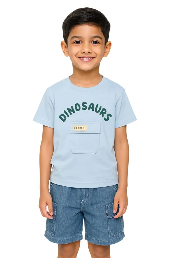 Blue_Trendy_&_Comfortable_Dino_Explorer_Pocket_Tee_&_Shorts_Set_For_Boys