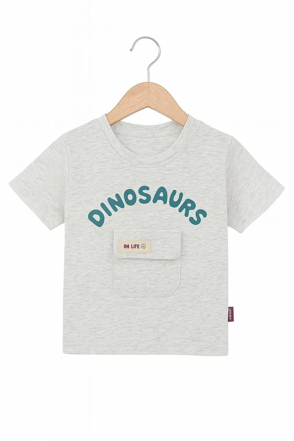 Grey_Trendy_&_Comfortable_Dino_Explorer_Pocket_Tee_&_Shorts_Set_For_Boys