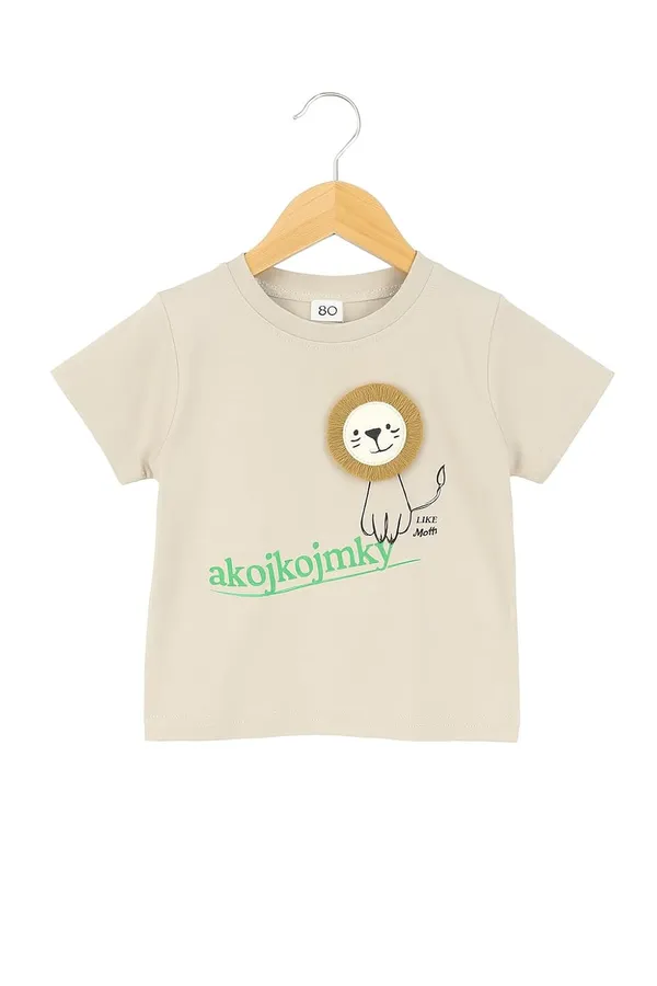 Grey_Trendy_&_Comfortable_Little_King_Lion_Tee_&_Shorts_Set_For_Boys