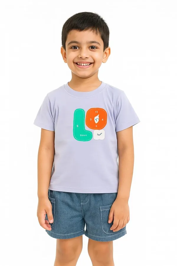 Blue_Trendy_&_Comfortable_Color_Block_Craze_Graphic_Tee_&_Denim_Shorts_Set_For_Boys