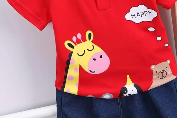 Red_Trendy_&_Comfortable_Giraffe_Denim_Set_For_Boys