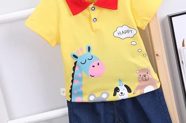 Yellow_Trendy_&_Comfortable_Giraffe_Denim_Set_For_Boys