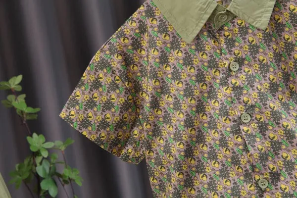 Green_Trendy_&_Comfortable_Printed_Shirt_Set_For_Boys