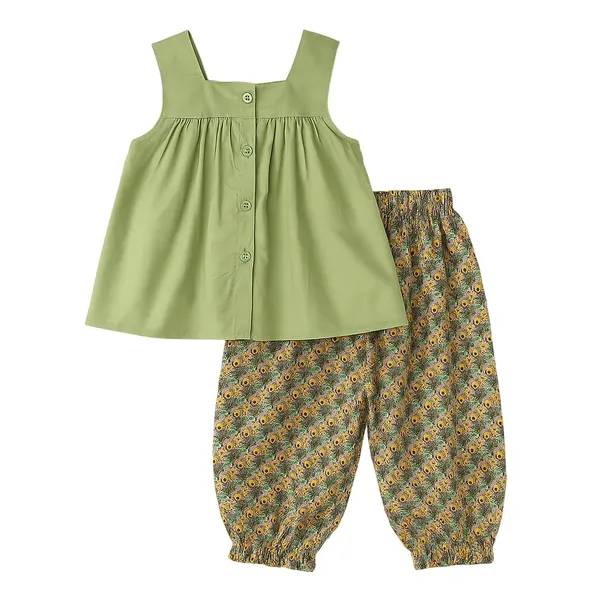 Green_Trendy_&_Comfortable_Printed_Pant_Set_For_Girls