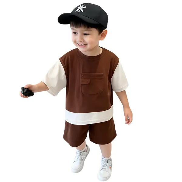 Maroon_Trendy_&_Comfortable_Oversized_Shorts_Set_For_Boys