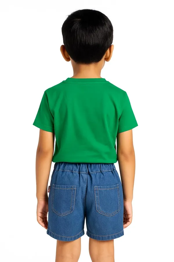 Green_Trendy_&_Comfortable_Smiley_T-Shirt_Denim_Set_For_Boys