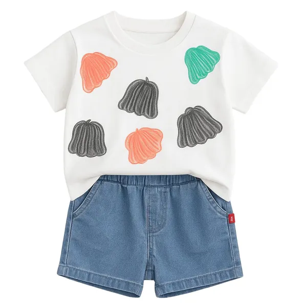 White_Trendy_&_Comfortable_Abstract_T-Shirt_Set_For_Boys