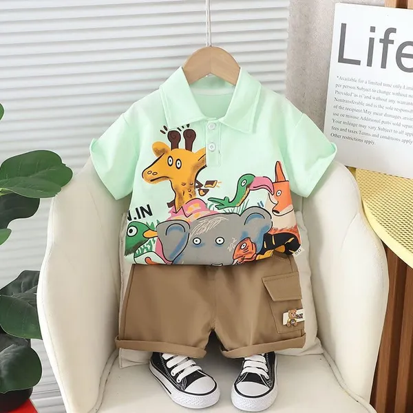Green_Trendy_&_Comfortable_Cotton_T-Shirt_&_Shorts_For_Baby_Boys