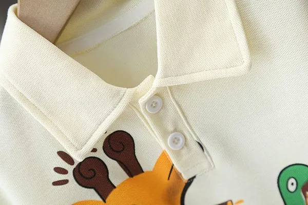 White_Trendy_&_Comfortable_Cotton_T-Shirt_&_Shorts_For_Baby_Boys