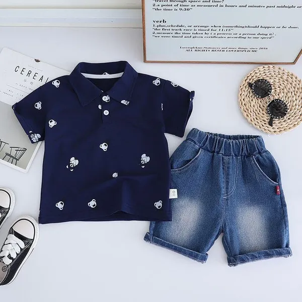 Blue_Trendy_&_Comfortable_Little_Bear_Shorts_Set_For_Boys