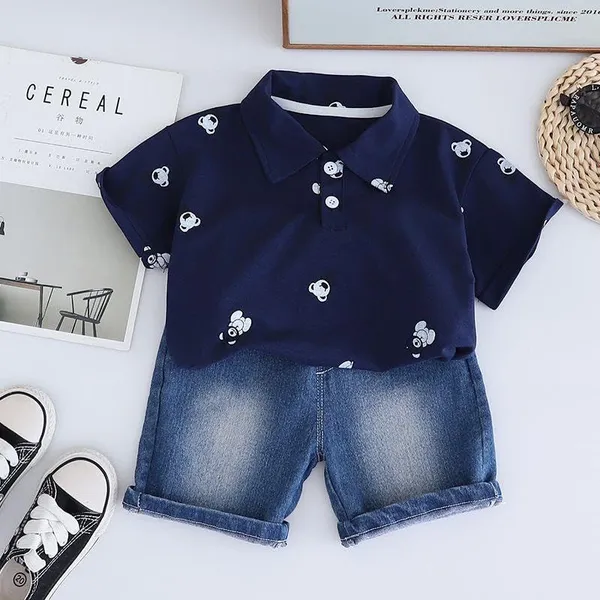 Blue_Trendy_&_Comfortable_Little_Bear_Shorts_Set_For_Boys