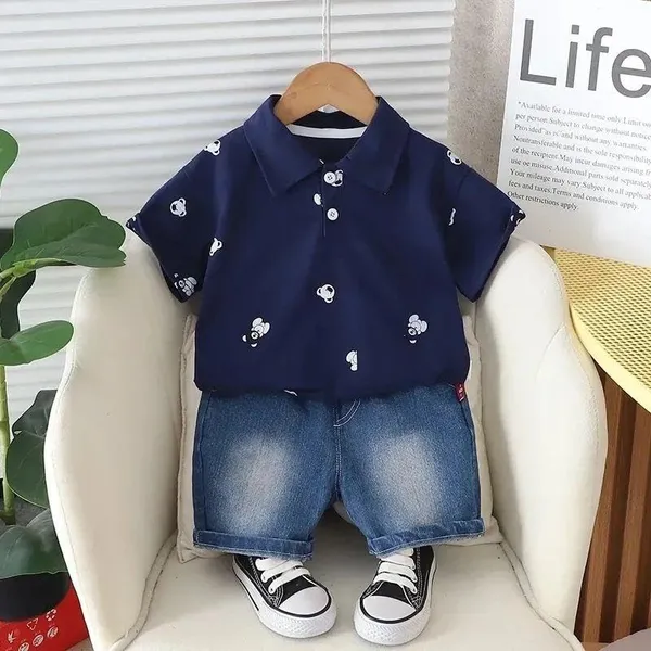 Blue_Trendy_&_Comfortable_Little_Bear_Shorts_Set_For_Boys