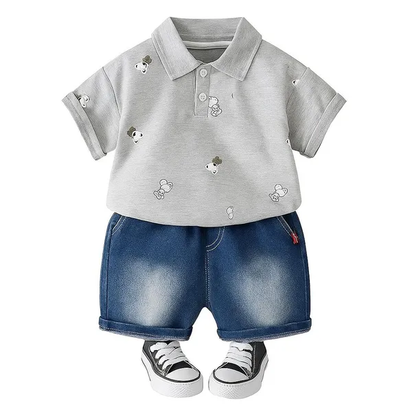 Grey_Trendy_&_Comfortable_Little_Bear_Shorts_Set_For_Boys