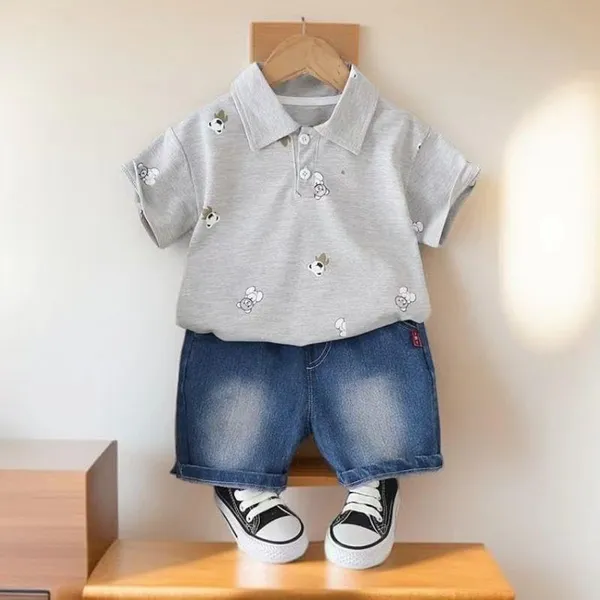 Grey_Trendy_&_Comfortable_Little_Bear_Shorts_Set_For_Boys