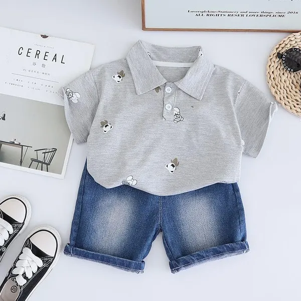 Grey_Trendy_&_Comfortable_Little_Bear_Shorts_Set_For_Boys