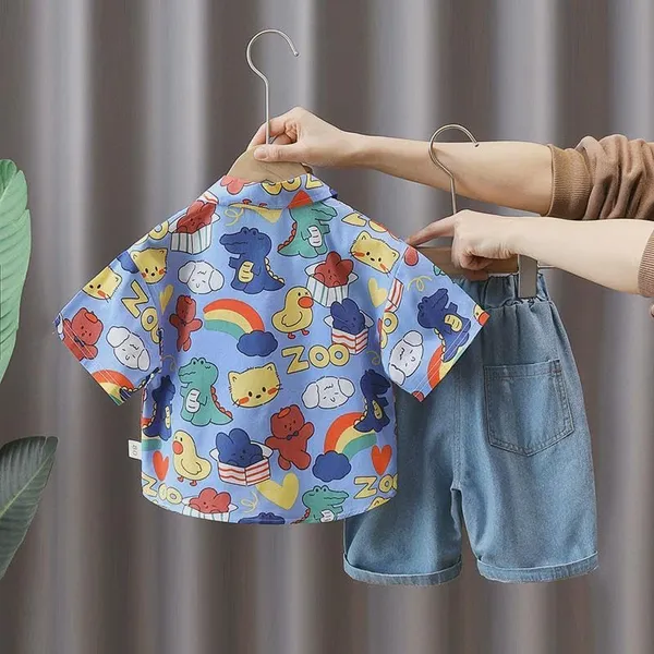 Blue_Trendy_&_Comfortable_Zoo_Shorts_Set_For_Boys