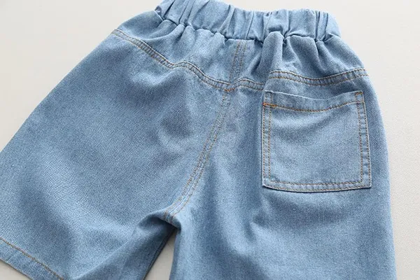 Blue_Trendy_&_Comfortable_Jigsaw_Denim_Shorts_Set_For_Boys