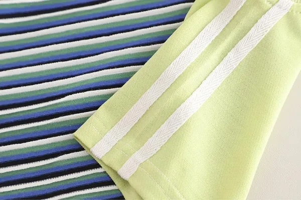 Green_Trendy_&_Comfortable_Striped_Denim_Shorts_Set_For_Boys