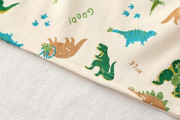 Cream_Trendy_&_Comfortable_Dinosaur_Shorts_Set_For_Boys
