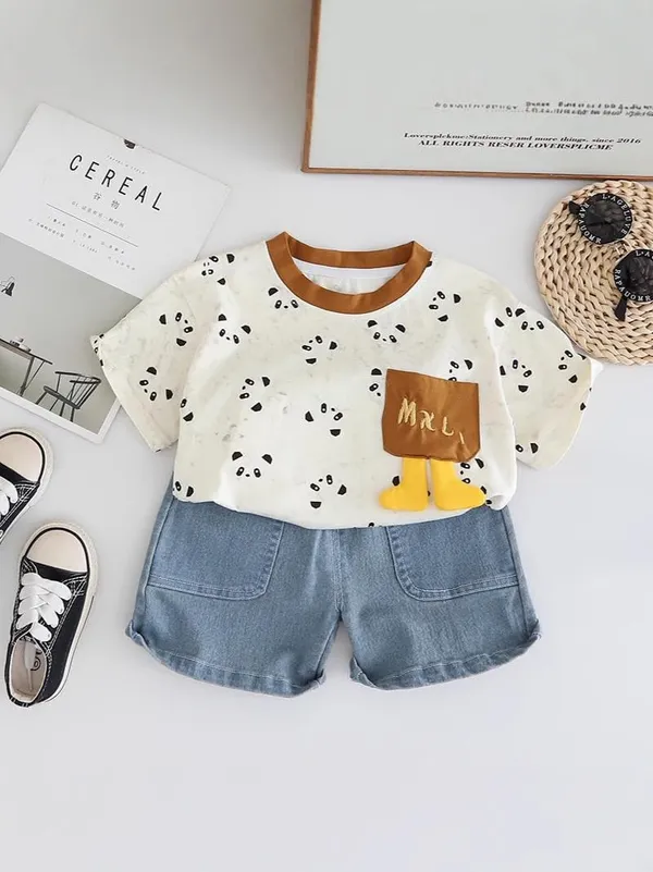 Black_Trendy_&_Comfortable_Bear_Denim_Shorts_For_Boys